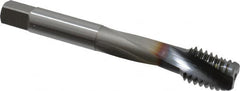 OSG - 1/2-13 UNC 3 Flute 2B Modified Bottoming Spiral Flute Tap - Powdered Metal, TiCN Finish, 3-3/8" OAL, Right Hand Flute, Right Hand Thread, H5, Series EXOTAP - Benchmark Tooling