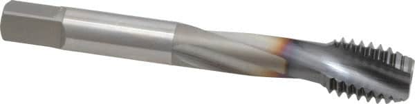 OSG - 1/2-13 UNC 3 Flute 3B Modified Bottoming Spiral Flute Tap - Powdered Metal, TiCN Finish, 3-3/8" OAL, Right Hand Flute, Right Hand Thread, H3, Series EXOTAP - Benchmark Tooling
