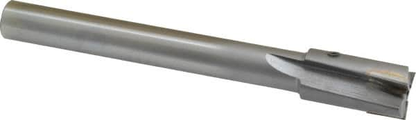 Made in USA - 11/16" Diam, 1/2" Shank, Diam, 3 Flutes, Straight Shank, Interchangeable Pilot Counterbore - Benchmark Tooling