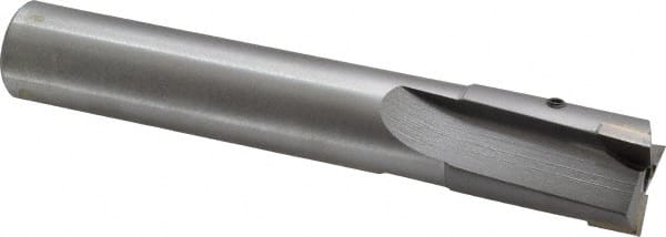 Made in USA - 1-1/8" Diam, 1" Shank, Diam, 3 Flutes, Straight Shank, Interchangeable Pilot Counterbore - Exact Industrial Supply