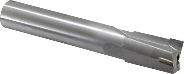 Made in USA - 1-3/16" Diam, 1" Shank, Diam, 3 Flutes, Straight Shank, Interchangeable Pilot Counterbore - Benchmark Tooling