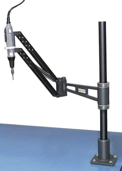 Qualtech - 0.45 to 3.15 kg Holding Capacity, 1 to 7 Lbs. Holding Capacity, Torque Neuralizing, Tool Positioner - 36 Inch Long, 24 Inch High, Post Mount - Benchmark Tooling