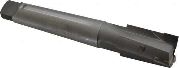 Made in USA - 1-3/16" Diam, 3 Flutes, Morse Taper Shank, Interchangeable Pilot Counterbore - Benchmark Tooling