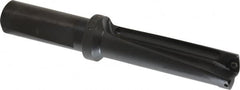 Kyocera - 2.44" Max Drill Depth, 3xD, 13/16" Diam, Indexable Insert Drill - 2 Inserts, 3/4" Shank Diam, Whistle Notch Shank - Benchmark Tooling
