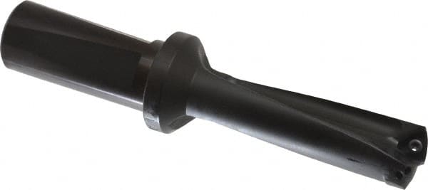 Kyocera - 2.81" Max Drill Depth, 3xD, 15/16" Diam, Indexable Insert Drill - 2 Inserts, 1" Shank Diam, Whistle Notch Shank - Benchmark Tooling