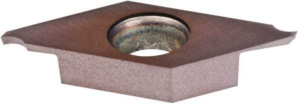 Kennametal - A22 CL KCU25 Grade, 0.087" Cutting Width, Carbide Cutoff Insert - Neutral Lead Angle, 0.008" Cnr Rad, AlTiN Coated - Benchmark Tooling