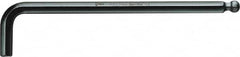 Wera - 1/2" Hex, Long Arm, Hex Key - 224mm OAL, Inch System of Measurement - Benchmark Tooling