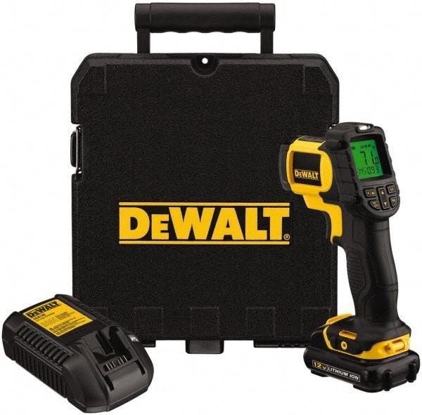 DeWALT - -29 to 500°C (-20 to 932°F) Infrared Thermometer - 12:1 Distance to Spot Ratio - Benchmark Tooling