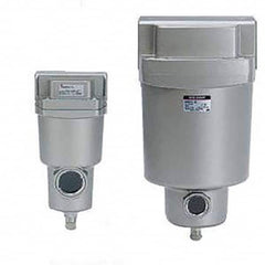 SMC PNEUMATICS - Oil & Water Filters & Separators Pipe Size: 1/2 (Inch) End Connections: FNPT - Benchmark Tooling