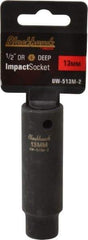 Blackhawk by Proto - 1/2" Drive 13mm Deep Impact Socket - 6 Points, 3-7/32" OAL - Benchmark Tooling