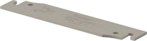 Iscar - 3/4" Blade Height, 1/16" Blade Width, 3.386" OAL, Neutral Cut, Single End Indexable Cut-Off Blade - TGFH Blade, Tang-Grip Series - Benchmark Tooling