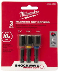 Milwaukee Tool - Nut Driver Bit Set - 1/4" Hex Drive - Benchmark Tooling