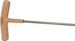 Paramount - 4mm Hex, T-Handle Cushion Grip, Hex Key - 6" OAL, Steel, Metric System of Measurement - Benchmark Tooling