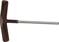 Paramount - 7/32" Hex, T-Handle Cushion Grip, Hex Key - 6" OAL, Steel, Inch System of Measurement - Benchmark Tooling