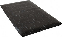 PRO-SAFE - 5' Long x 3' Wide, Dry Environment, Anti-Fatigue Matting - Black Marbleized, Vinyl with Vinyl Sponge Base - Benchmark Tooling