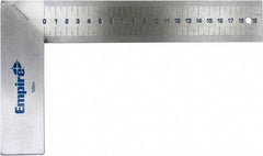 Empire Level - 8" Blade Length, 5-1/8" Base Length Stainless Steel (Blade) & Aluminum Square - Benchmark Tooling