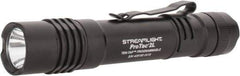 Streamlight - White LED Bulb, 350 Lumens, Industrial/Tactical Flashlight - Black Aluminum Body, 2 Lithium Batteries Included - Benchmark Tooling