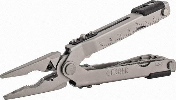 Gerber - 14 Piece, Multi-Tool Set - 6-5/8" OAL, 4-59/64" Closed Length - Benchmark Tooling