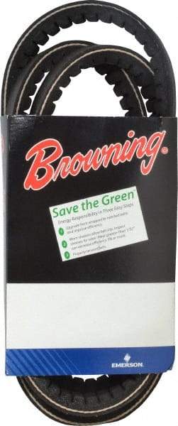 Browning - Section BX, 21/32" Wide, 65" Outside Length, Gripnotch V-Belt - Rubber Compound, Gripnotch, No. BX62 - Benchmark Tooling