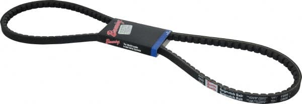 Browning - Section AX, 1/2" Wide, 44" Outside Length, Gripnotch V-Belt - Rubber Compound, Gripnotch, No. AX42 - Benchmark Tooling