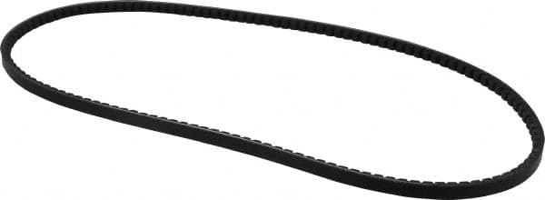 Browning - Section AX, 1/2" Wide, 49" Outside Length, Gripnotch V-Belt - Rubber Compound, Gripnotch, No. AX47 - Benchmark Tooling