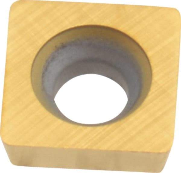 Kennametal - SPEB322 Grade KC725M Carbide Milling Insert - TiN/TiCN/TiN Finish, 0.1252" Thick, 0.3752" Inscribed Circle, 0.8mm Corner Radius - Benchmark Tooling