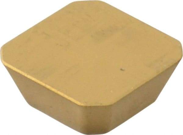 Kennametal - SEKN43 GN Grade KC725M Carbide Milling Insert - TiN/TiCN/TiN Finish, 3/16" Thick, 1/2" Inscribed Circle, 1mm Corner Radius - Benchmark Tooling