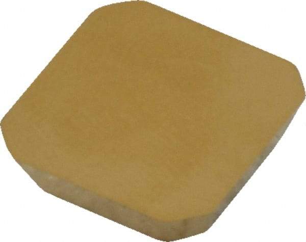 Kennametal - SEKN42 LN Grade KC730 Carbide Milling Insert - TiN Finish, 0.1252" Thick, 1/2" Inscribed Circle, 1mm Corner Radius - Benchmark Tooling