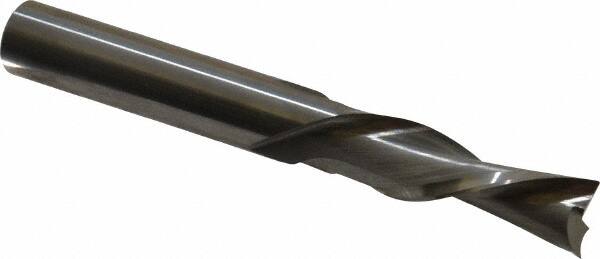 Onsrud - 3/8" Cutting Diam x 1-1/4" Length of Cut, 2 Flute, Downcut Spiral Router Bit - Uncoated, Right Hand Cut, Solid Carbide, 3" OAL x 3/8" Shank Diam, Double Edge, 30° Helix Angle - Benchmark Tooling