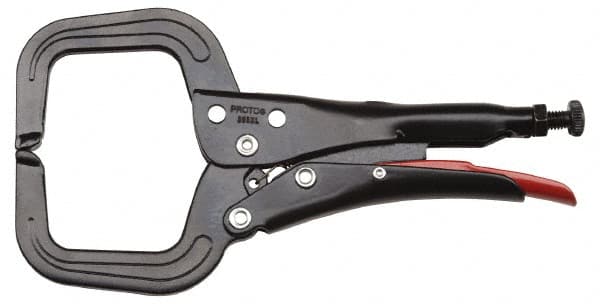 Proto - 6-11/16" OAL C-Clamp Locking Pliers - 5/16" Jaw Width, 1-61/64" Jaw Depth, 2-23/64" Jaw Opening, Standard Handle - Benchmark Tooling