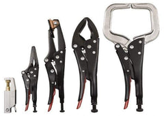 Proto - 5 Piece Welding Locking Plier Set - Comes in Plastic Pouch - Benchmark Tooling