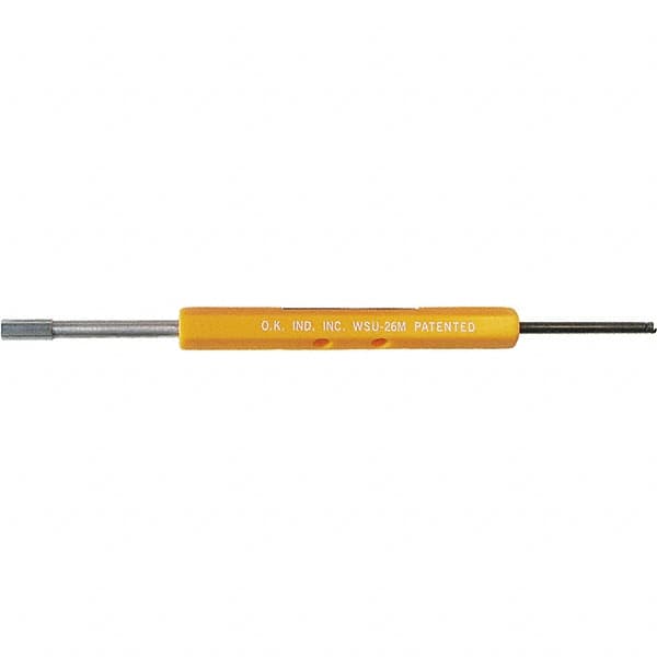 OK Industries - 26 AWG, Plastic, Hand Turning Wire Wrapping and Unwrapping Tool - Noninsulated, 1-1/2 Inch Deep - Benchmark Tooling