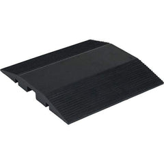 Vestil - 23-1/4" Long x 24" Wide x 1-1/2" High, Rubber Ramp Hose & Cable Crossover - 2,400 Lb Load Limit - Benchmark Tooling