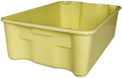 MFG Tray - 500 Lb Load Capacity White Fiberglass Tote Container - Stacking, Nesting, 42-1/2" Long x 20" Wide x 14.3" High - Benchmark Tooling