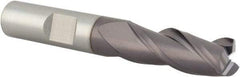 Value Collection - 3/8", 3 Flute, Single End, Solid Carbide, 0.0150 - 0.0200" Corner Radius End Mill - 2-1/2" OAL, 35° Helix, Right Hand Flute, 1" LOC, Right Hand Cut - Benchmark Tooling