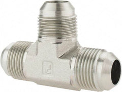 Parker - 3/4" Tube OD, 37° Steel Flared Tube Union Tee - Flare x Flare x Flare Ends - Benchmark Tooling