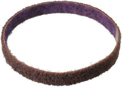 3M - 1/2" Wide x 12" OAL, Aluminum Oxide Abrasive Belt - Aluminum Oxide, Medium, Nonwoven, Series DF-BL - Benchmark Tooling