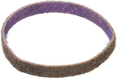 3M - 1/2" Wide x 12" OAL, Aluminum Oxide Abrasive Belt - Aluminum Oxide, Coarse, Nonwoven, Series DF-BL - Benchmark Tooling