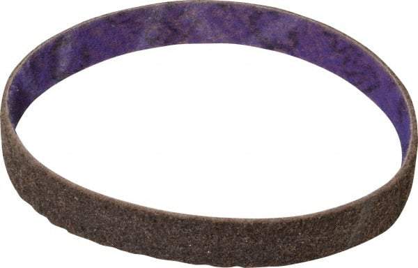 3M - 3/4" Wide x 18" OAL, Aluminum Oxide Abrasive Belt - Aluminum Oxide, Coarse, Nonwoven, Series DF-BL - Benchmark Tooling