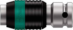 Wera - 1/4" Drive, 1/4" Insert, Hex Drive Bit Adapter - Benchmark Tooling