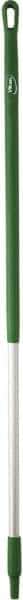 Vikan - 51 x 1-1/4" Aluminum Squeegee Handle - European Threaded Connection, Green - Benchmark Tooling