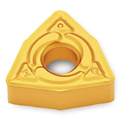 Turning Insert:  WNMG432MP TT9215,  Solid Carbide TiCN, Al2O3 & TiN Finish,  Neutral,  0.3430″ Long,  1/2″ Inscribed Circle,  0.0310″ Corner Radius,  80.0 &deg N/A Trigon,  Series  WNMG