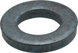 Metric Blue - M10 Screw, Alloy Steel Standard Flat Washer - 11.51mm ID x 20mm OD, 3mm Thick - Benchmark Tooling