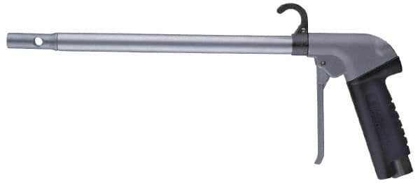 Guardair - 120 Max psi Maximum Power Venturi Nozzle Pistol Grip Blow Gun - 3/8 NPT, 18" Tube Length, Aluminum - Benchmark Tooling