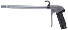 Guardair - 120 Max psi Maximum Power Venturi Nozzle Pistol Grip Blow Gun - 3/8 NPT, 48" Tube Length, Aluminum - Benchmark Tooling