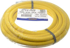 Continental ContiTech - 1/4" ID x 0.61" OD 25' Long Oil Resistant Air Hose - MNPT x MNPT Ends, 500 Working psi, -20 to 190°F, 1/4" Fitting, Yellow - Benchmark Tooling