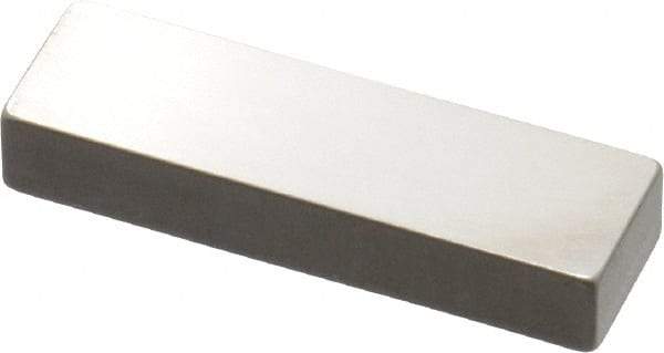 Mitutoyo - 0.19" Rectangular Steel Gage Block - Accuracy Grade AS-1, Includes Certificate of Inspection - Benchmark Tooling