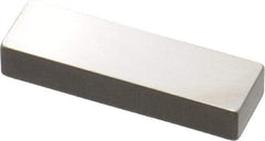 Mitutoyo - 0.19" Rectangular Steel Gage Block - Accuracy Grade AS-1, Includes Certificate of Inspection - Benchmark Tooling