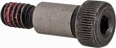 Value Collection - 5/16" Shoulder Diam x 1/2" Shoulder Length, 1/4-20 UNC, Hex Socket Shoulder Screw - 4140 Alloy Steel with Nylon Locking Patch, 7/32" Head Height x 7/16" Head Diam - Benchmark Tooling