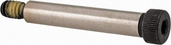 Value Collection - 5/16" Shoulder Diam x 1-3/4" Shoulder Length, 1/4-20 UNC, Hex Socket Shoulder Screw - 4140 Alloy Steel with Nylon Locking Patch, 7/32" Head Height x 7/16" Head Diam - Benchmark Tooling